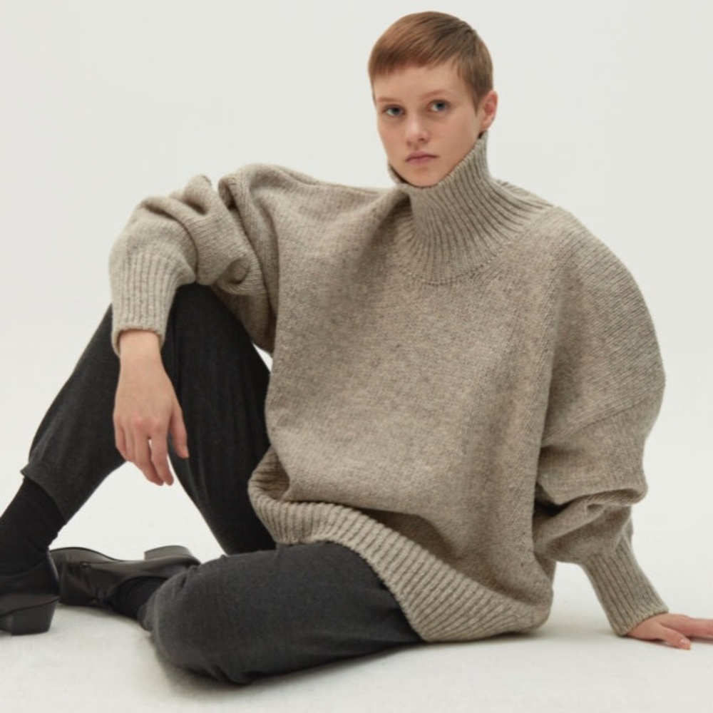 Babaa jumper no 17 in mist